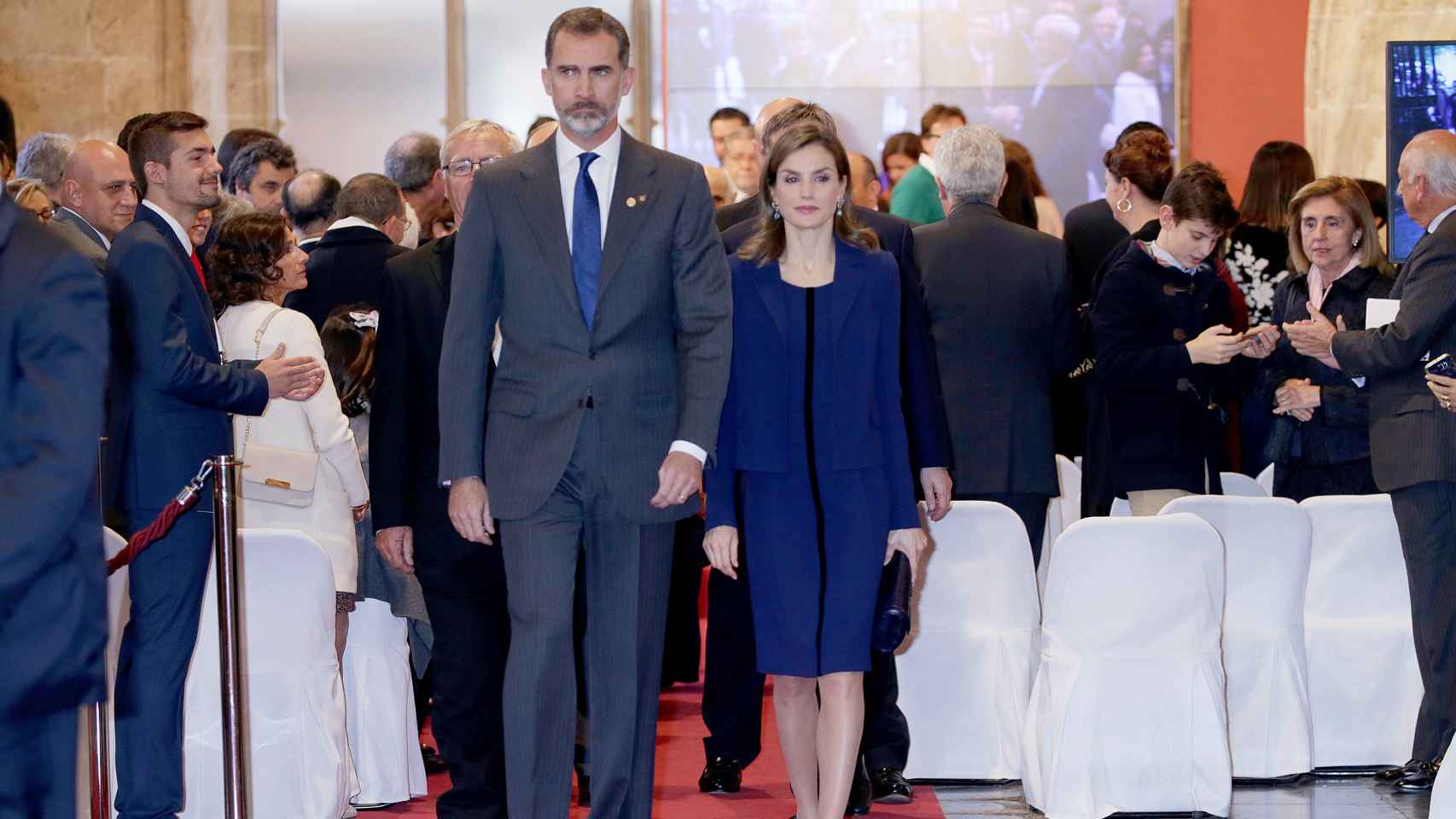 Felipe VI y Letizia en la pasada edición de los premios.