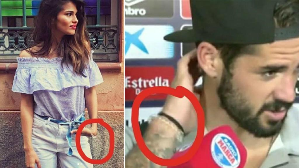 La goma de pelo que 'delata' a Isco y Sara, según sus seguidores.