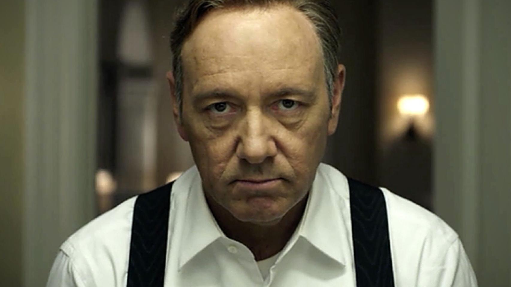 Kevin Spacey como el presidente Frank Underwood.