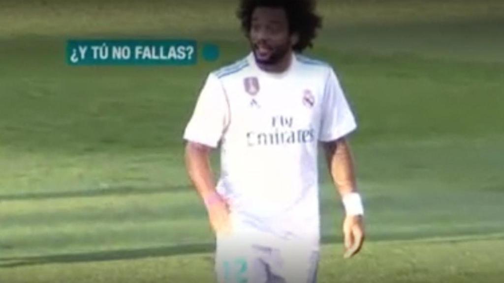 Marcelo, en el Girona-Real Madrid. Foto. cuatro.com