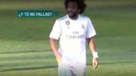 Marcelo, en el Girona-Real Madrid. Foto. cuatro.com