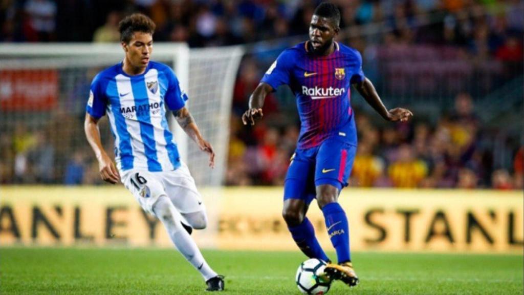 Umtiti en un partido con el Barça. Foto: Twitter (@samumtiti)