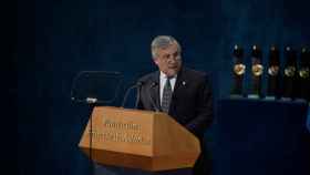 Antonio Tajani en la ceremonia de los premios Princesa de Asturias.