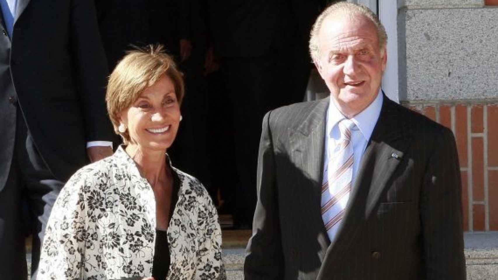 Helena junto al rey Juan Carlos I.
