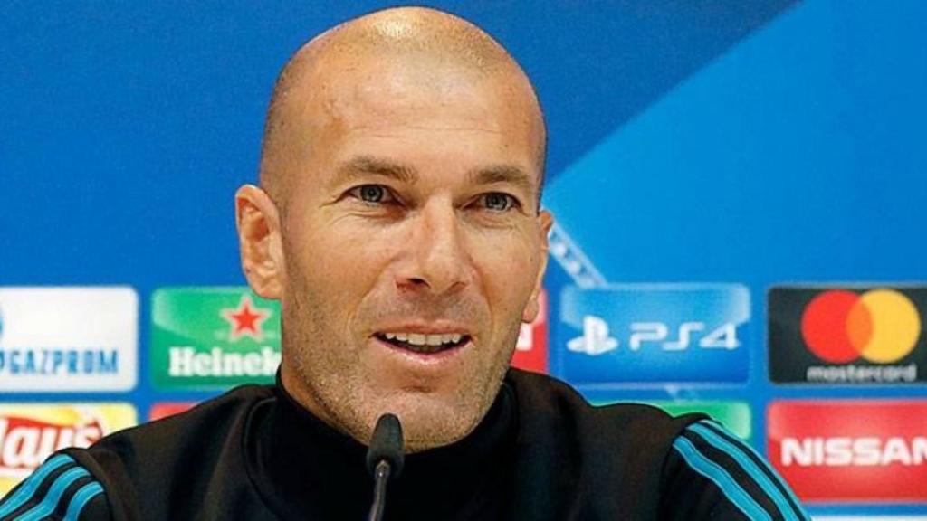 Zidane en rueda de prensa