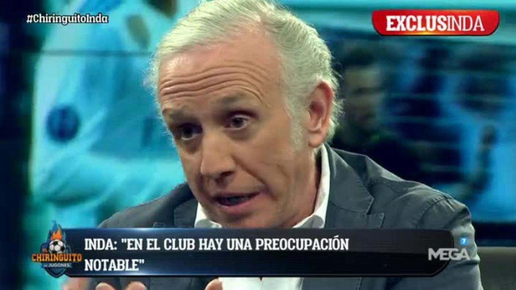 Eduardo Inda en El Chiringuito Foto Twitter (@elchiringuitotv)