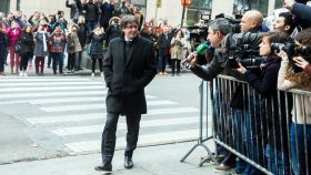Carles Puigdemont, este martes en Bruselas
