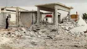 Un bombardeo deja una casa derruida en Siria.