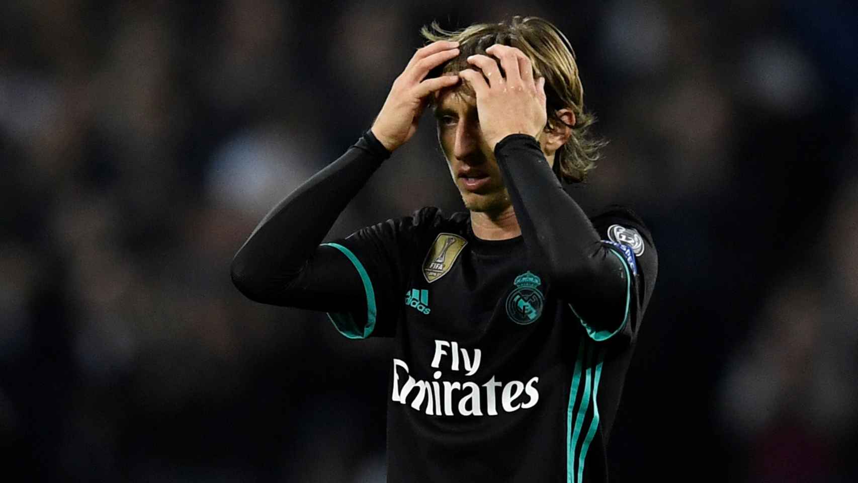 Modric se lamenta en el Tottenham - Real Madrid.