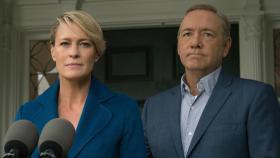 Robin Wright y Kevin Spacey.