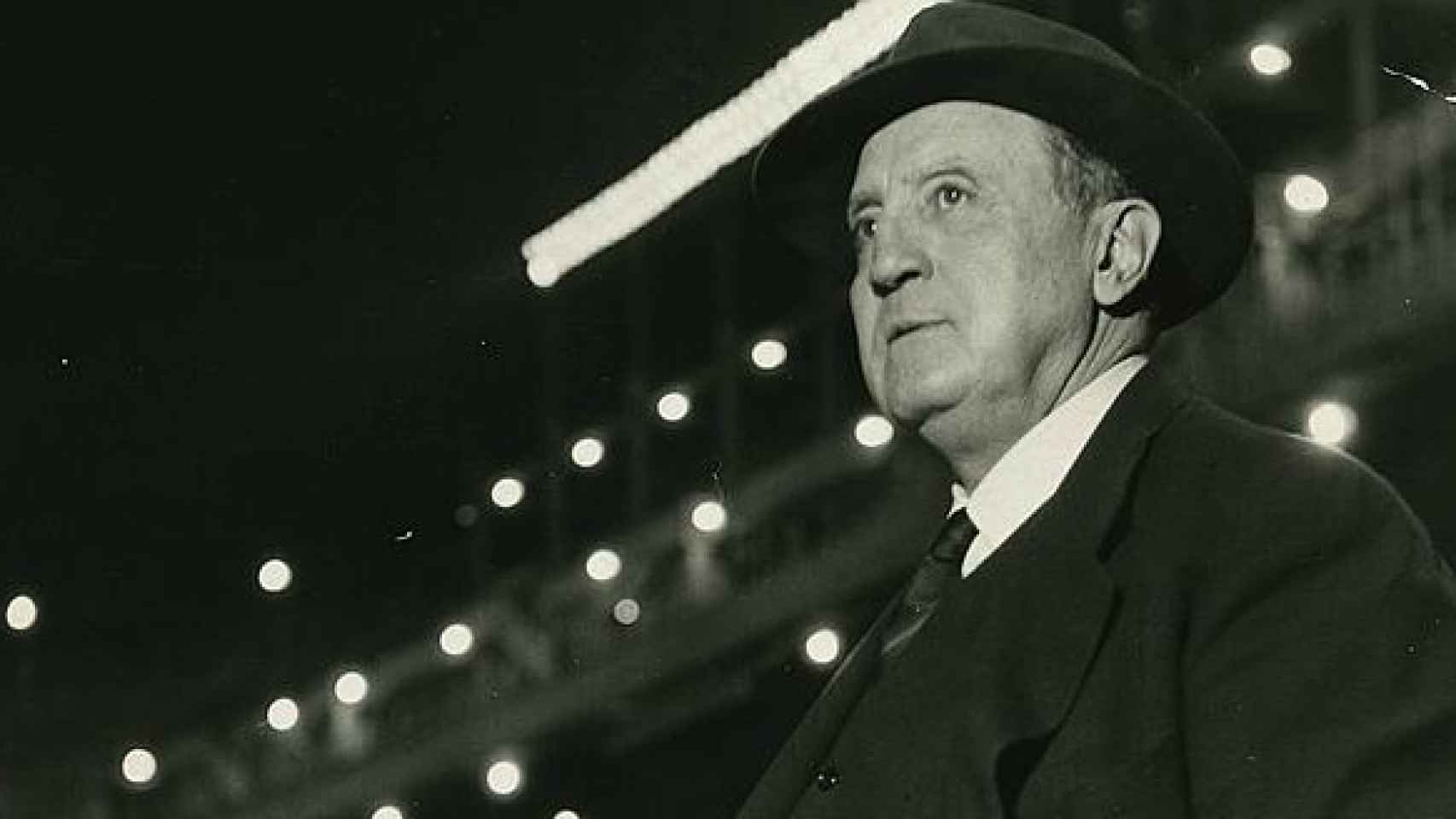 Santiago Bernabéu, en una imagen de archivo.