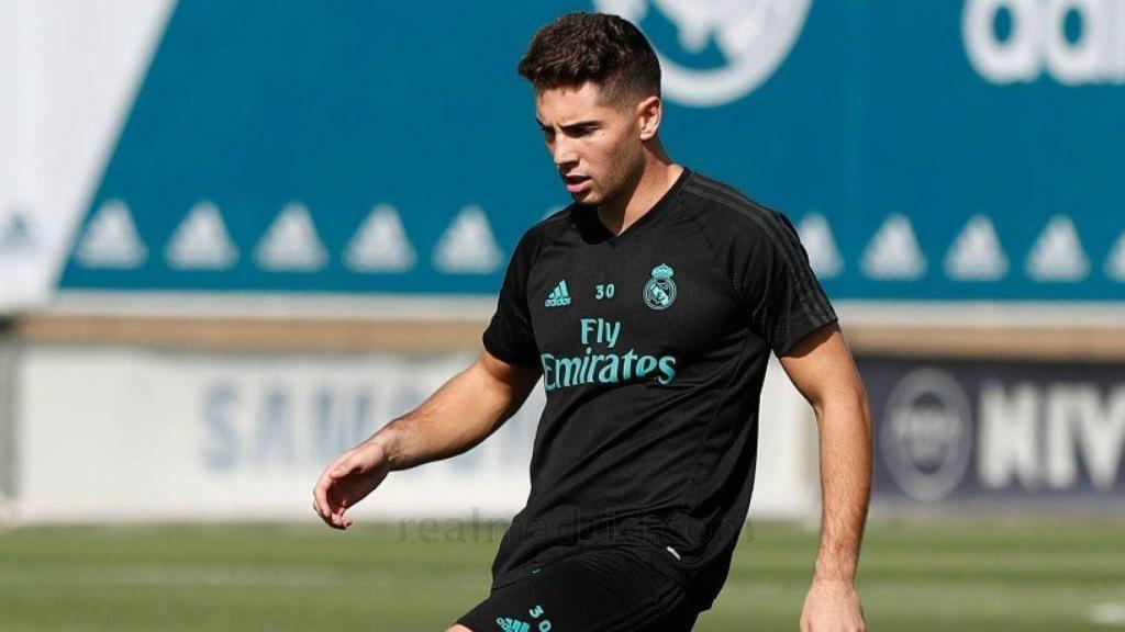 Luca durante el entrenamiento