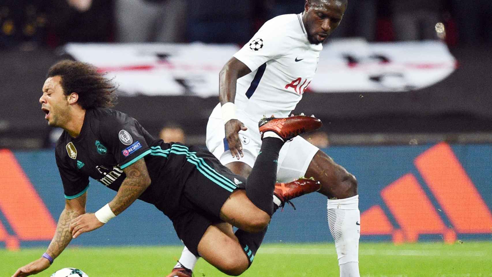 Marcelo hizo ante el Tottenham uno de sus peores partidos en años.