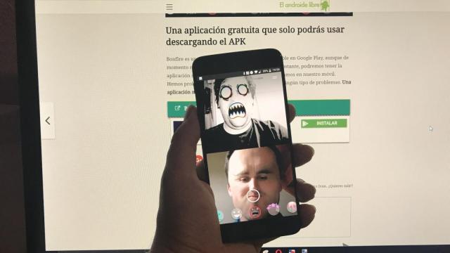 La mejor aplicación de videollamadas es de Facebook y se llama Bonfire [APK]