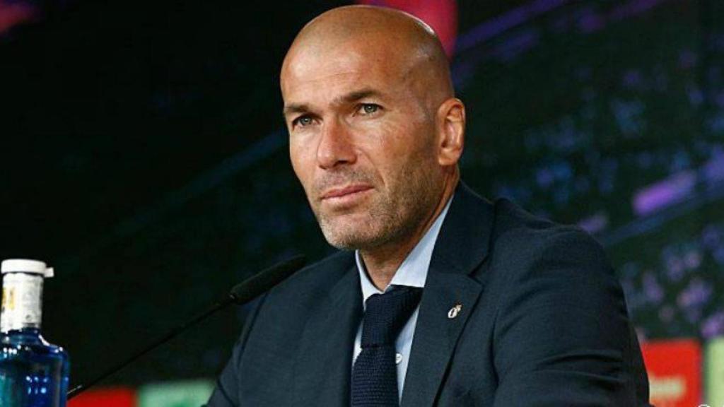 Zidane en rueda de prensa