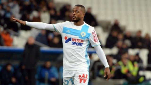 Evra, en un partido con el Olympique de Marsella. Foto: om.net