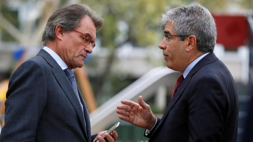 Artur Mas y Francesc Homs, ante la Audiencia Nacional.