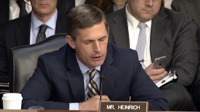 El congresista demócrata Martin Heinrich.