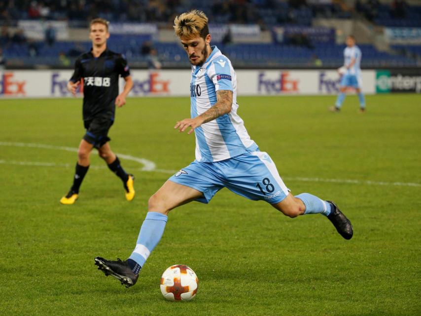 Luis Alberto, durante un partido con la Lazio.