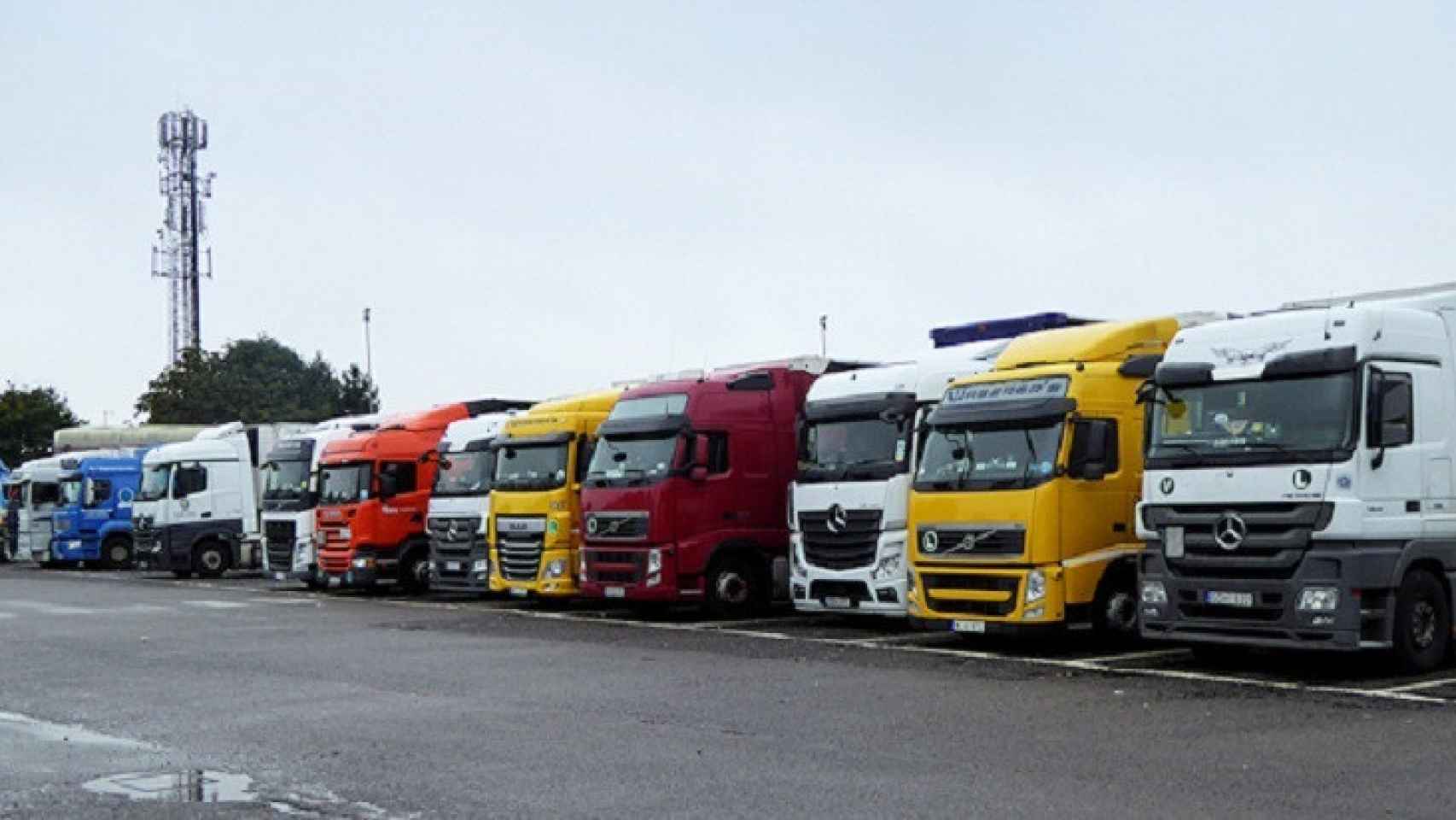 Flota de camiones