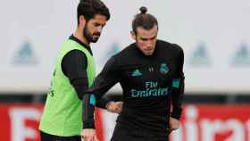 Bale entrena junto a Isco