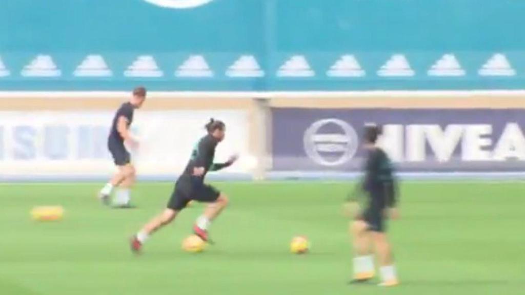 El golazo de Bale en el entrenamiento