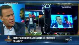 Paco Buyo debatiendo en El Chiringuito. Foto: Twitter (@elchiringuitotv)