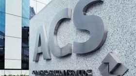 El logo de ACS.