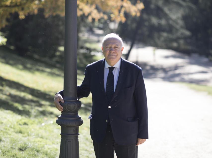 Moratinos, recientemente en el parque del Oeste, en Madrid.