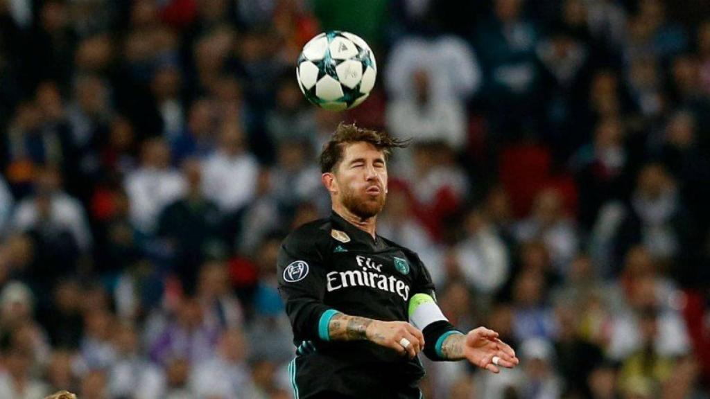 Sergio Ramos, en el Tottenham-Real Madrid