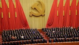 Cierre del 19º Congreso del Partido Comunista chino.