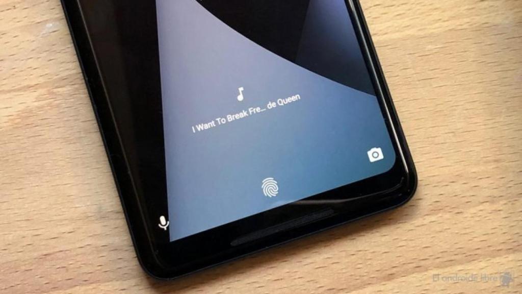 Pixel 2Xl ejecutando el reconocimiento de canciones