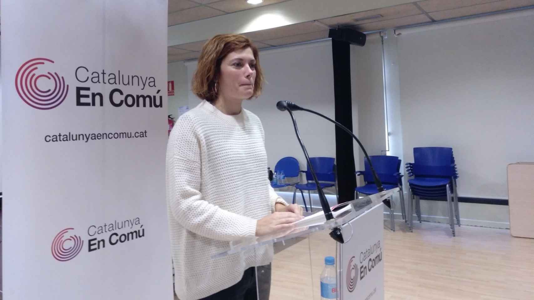 La portavoz de Cataluña en Comú, Elisenda Alamany