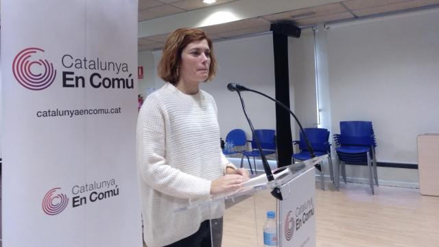 La exportavoz de Cataluña en Comú, Elisenda Alamany