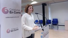 La portavoz de Cataluña en Comú, Elisenda Alamany