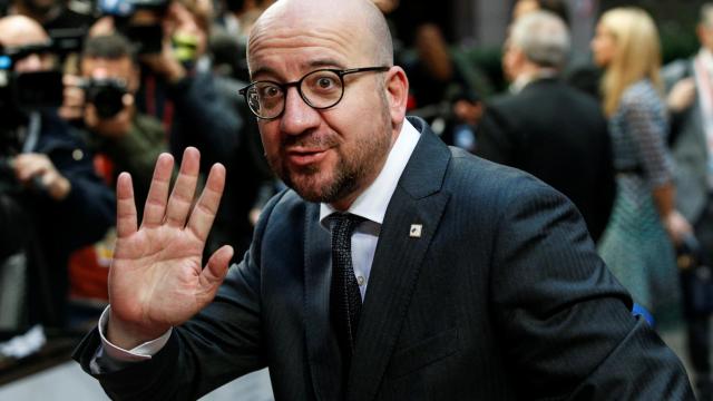 El primer ministro belga, Charles Michel