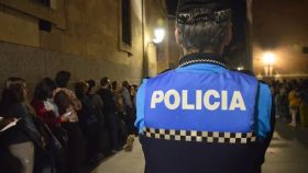 Un Policía Local de Salamanca en una imagen de archivo.