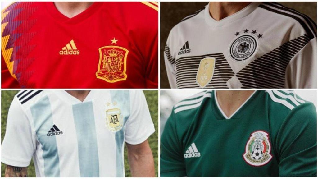 Así son las camisetas de todas las selecciones para el Mundial Rusia 2018