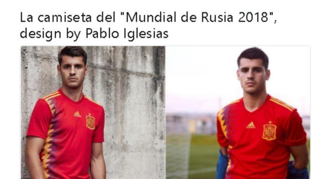 Los mejores memes de la camiseta de la Selección para el Mundial de Rusia 2018