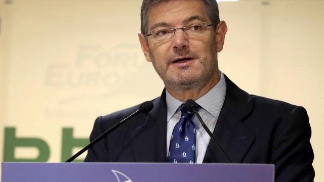 El ministro Rafael Catalá durante su intervención