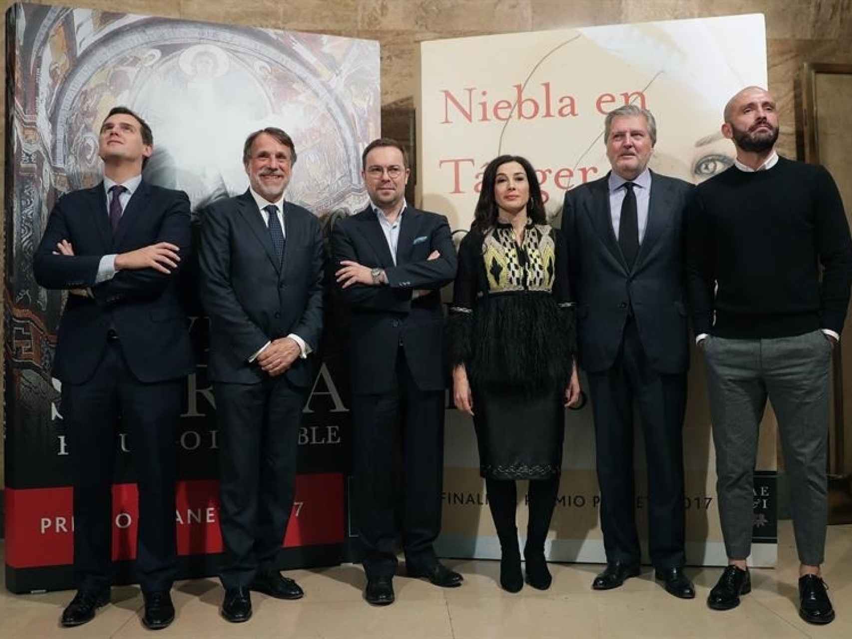 Albert Rivera, José Creuheras, Javier Sierra, Cristina López, Méndez de Vigo y Jaime de los Santos.