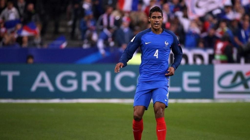 Varane jugando con Francia. Foto: fff.fr