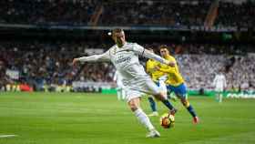 Pase de Cristiano Ronaldo. Foto: Pedro Rodríguez / El Bernabéu