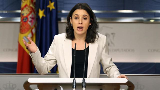 La portavoz de Unidos Podemos, Irene Montero, en imagen de archivo.