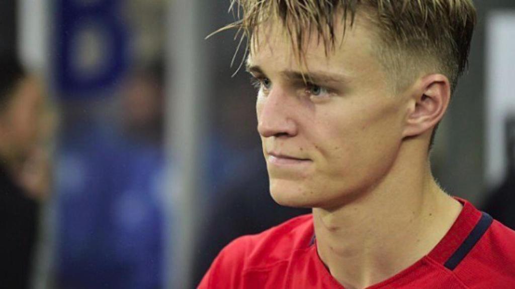 Odegaard, con Noruega sub21. Foto Instagram (@odegaard.98)