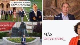 lemas candidatos rector