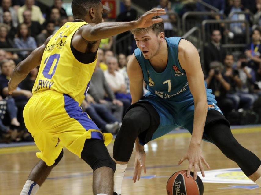 Luka Doncic ante el Maccabi.