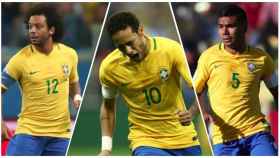 Marcelo y Casemiro, los intermediarios de Neymar