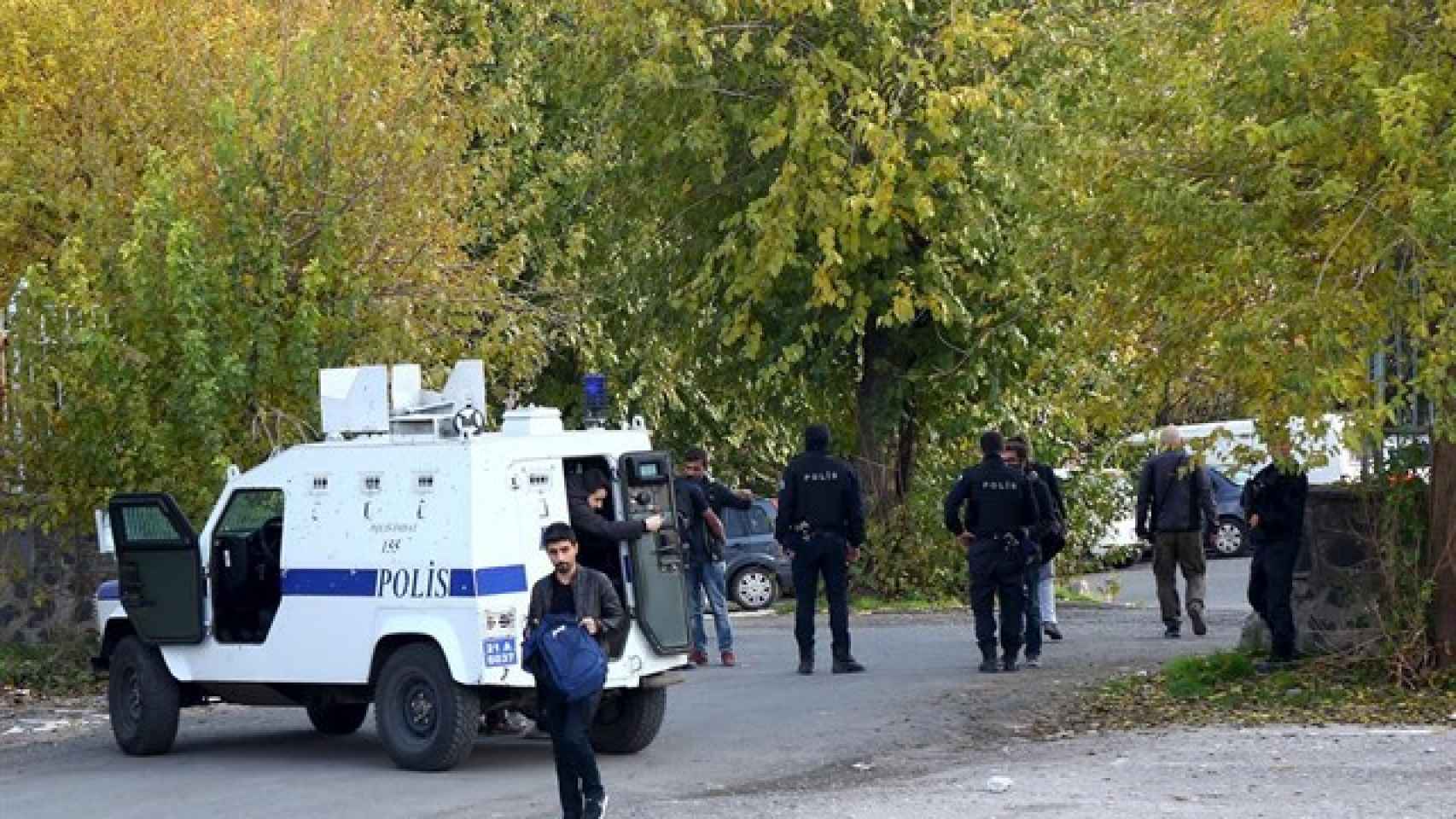 Policía turca en un redada anterior.