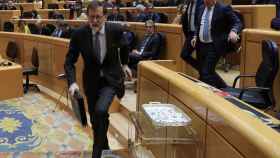 Rajoy a la fuga